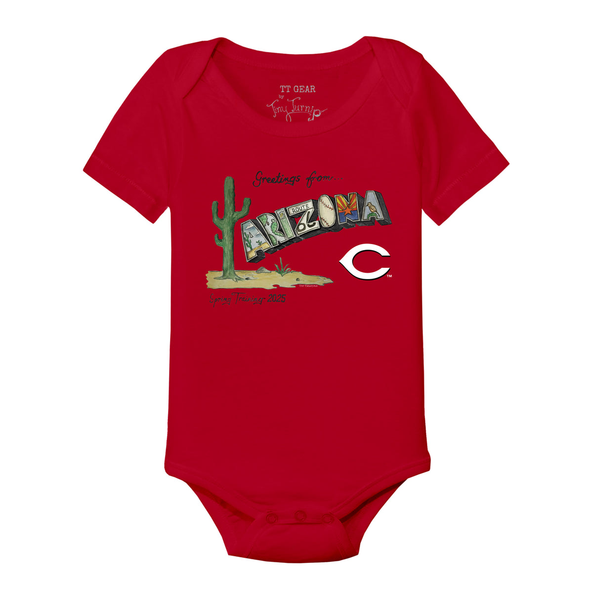 Cincinnati Reds Spring Training 2025 Short Sleeve Snapper