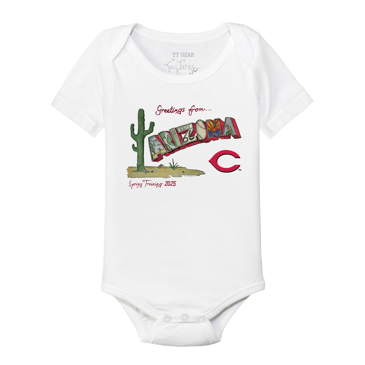 Cincinnati Reds Spring Training 2025 Short Sleeve Snapper