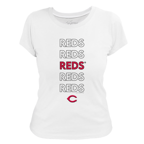 Cincinnati Reds Stacked Tee Shirt