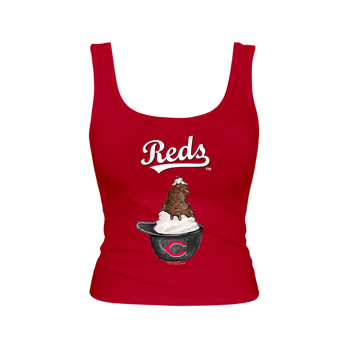 Cincinnati Reds Sundae Helmet Emmy Tank