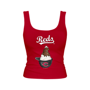 Cincinnati Reds Sundae Helmet Emmy Tank