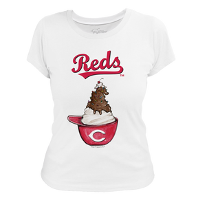 Cincinnati Reds Sundae Helmet Women's Tee Shirt