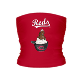 Cincinnati Reds Sundae Helmet Tube Top - Tiny Turnip