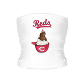 Cincinnati Reds Sundae Helmet Tube Top - Tiny Turnip