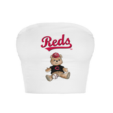 Cincinnati Reds Teddy Crop Tube Top