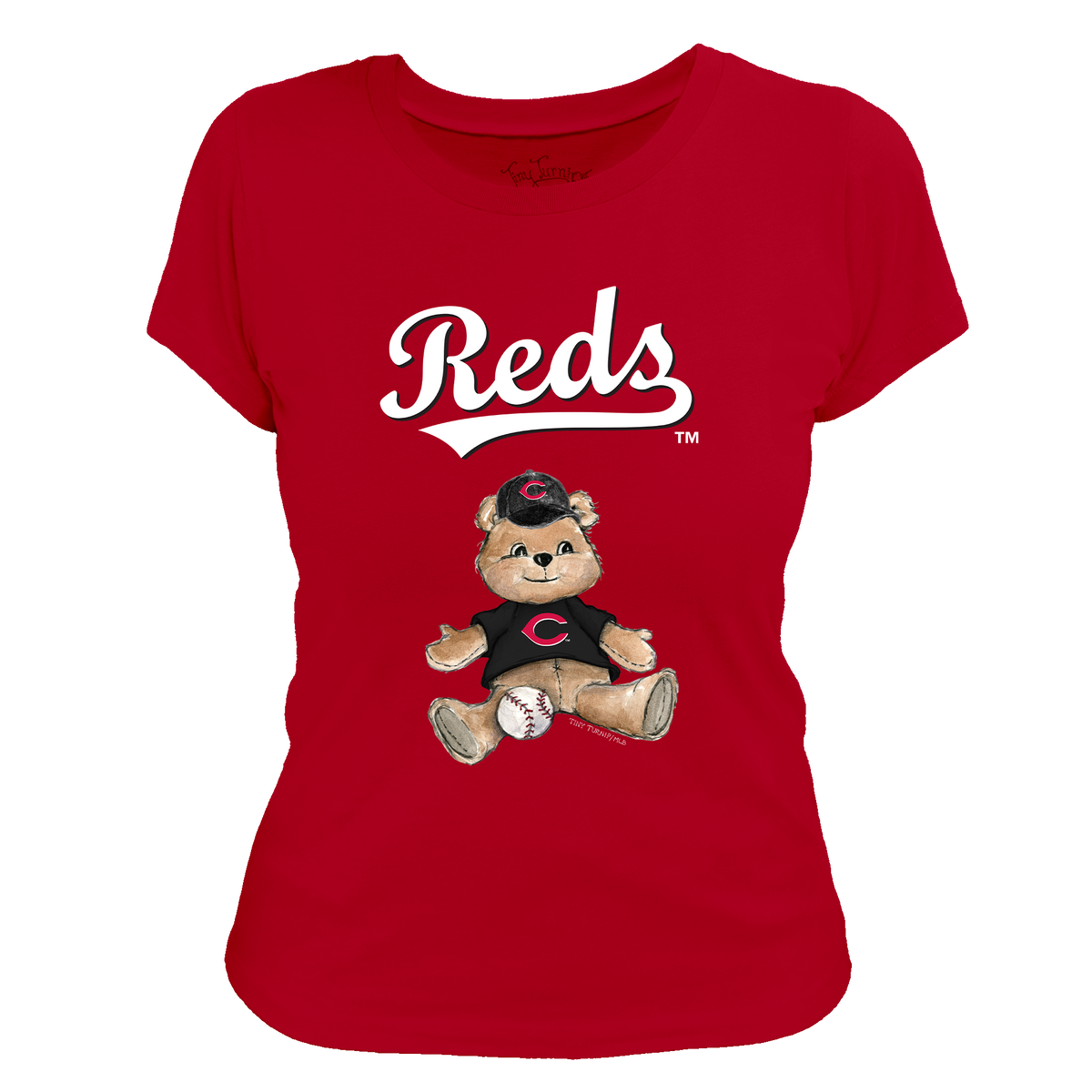 Cincinnati Reds Boy Teddy Women's Tee Shirt