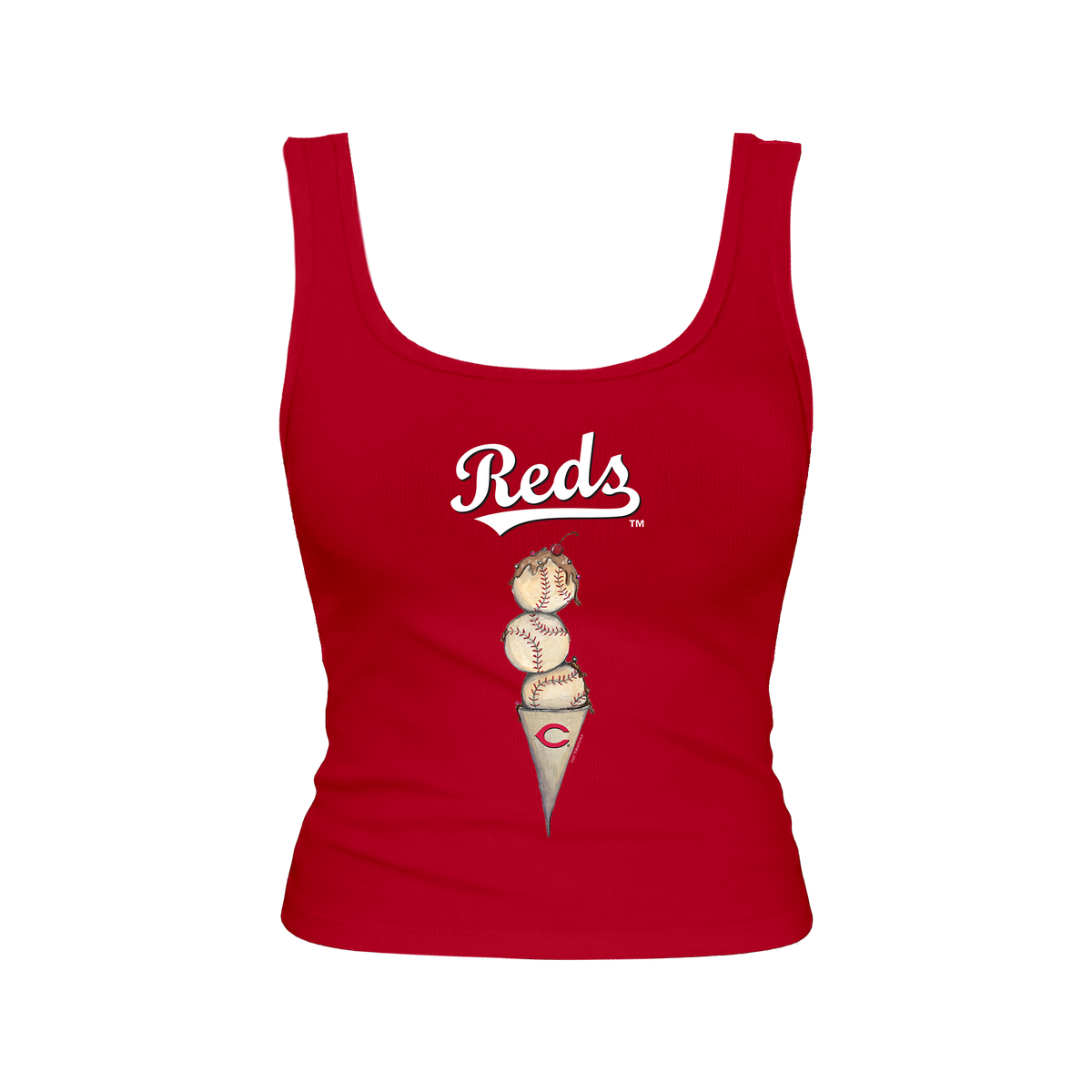 Cincinnati Reds Triple Scoop Emmy Tank