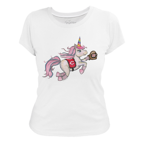 Cincinnati Reds Unicorn Tee Shirt
