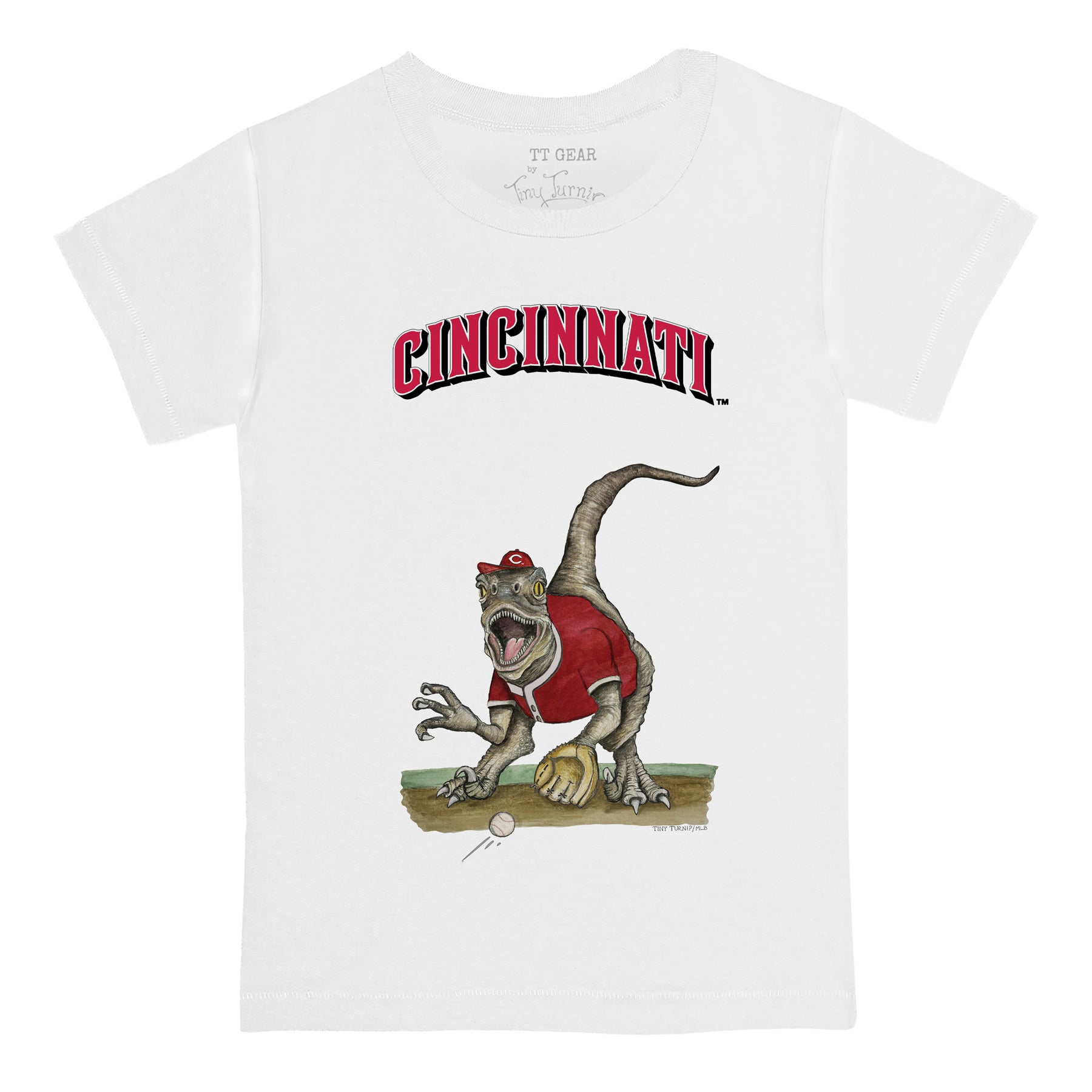 Cincinnati Reds Velociraptor Tee Shirt