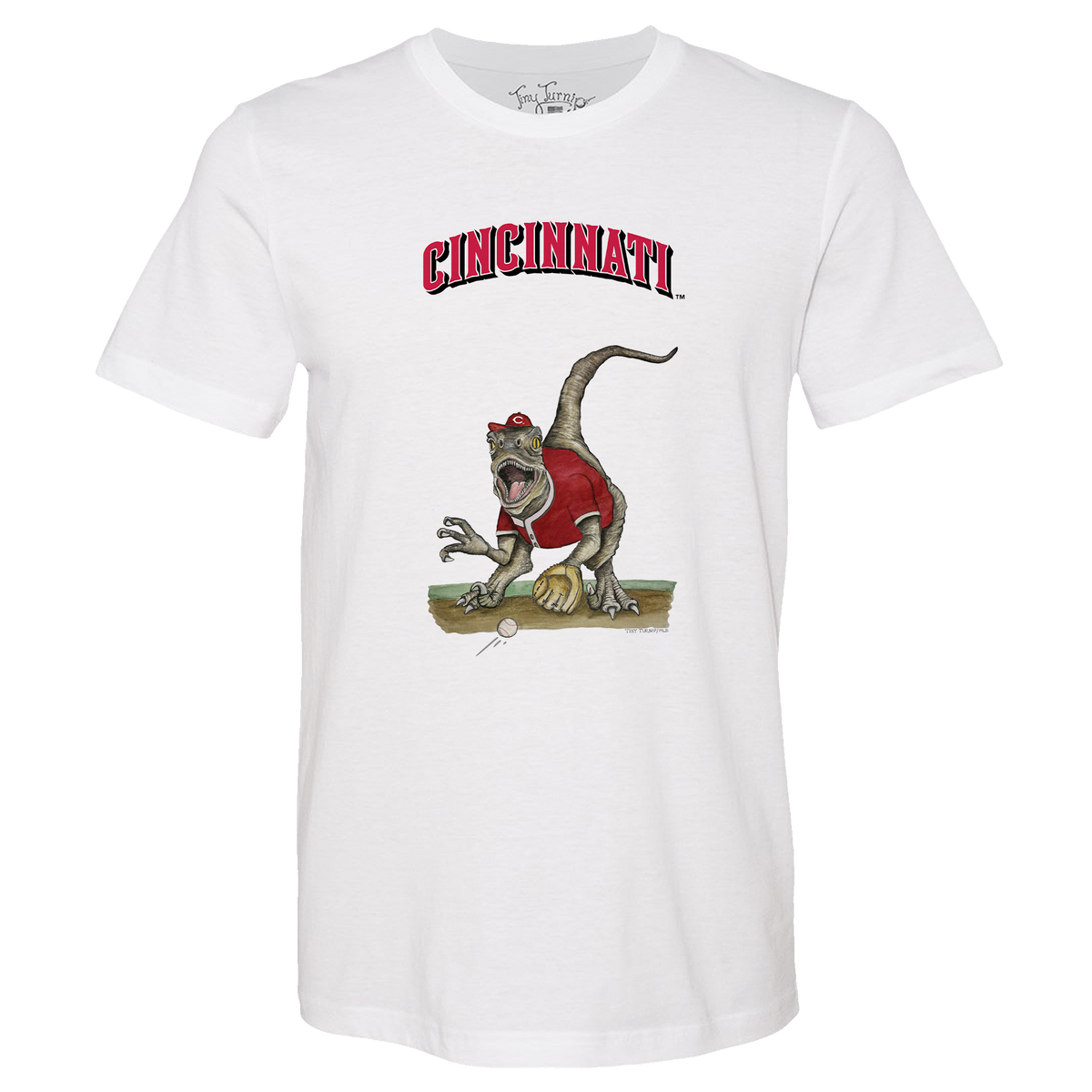 Cincinnati Reds Velociraptor Tee Shirt