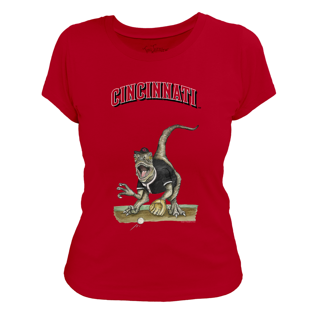 Cincinnati Reds Velociraptor Tee Shirt