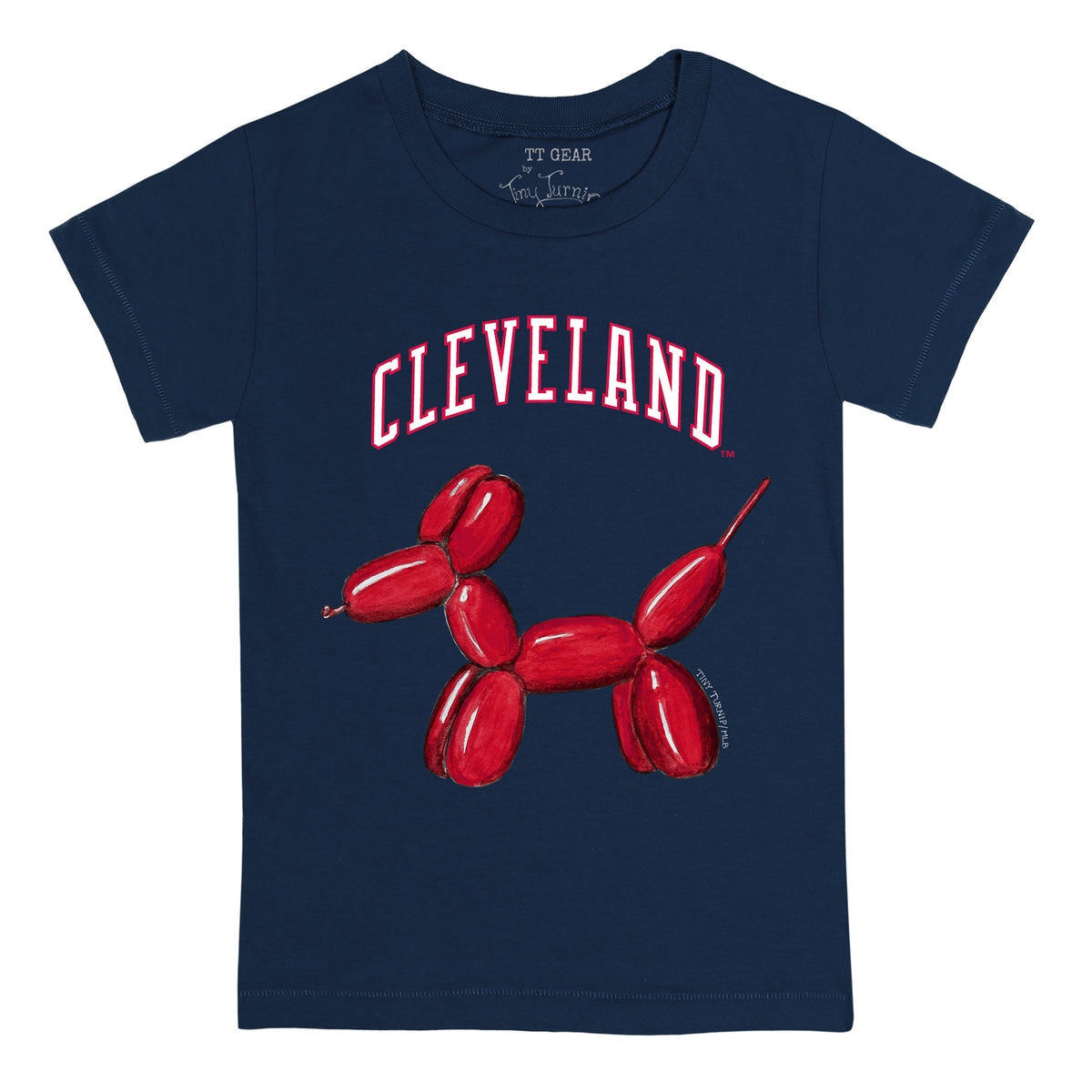 Cleveland Guardians Balloon Dog Tee Shirt