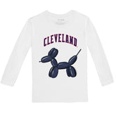 Cleveland Guardians Balloon Dog Long-Sleeve Tee Shirt