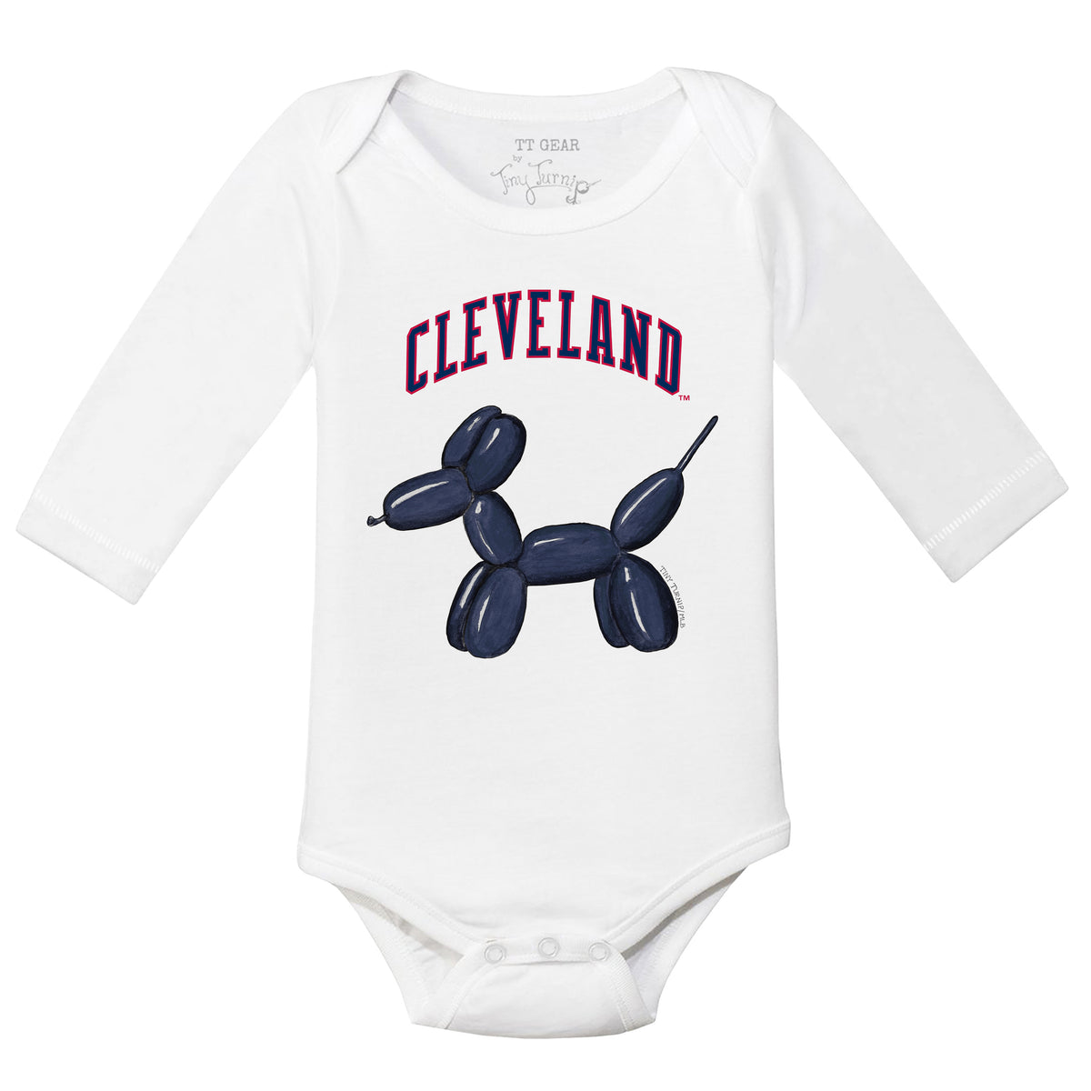 Cleveland Guardians Balloon Dog Long Sleeve Snapper