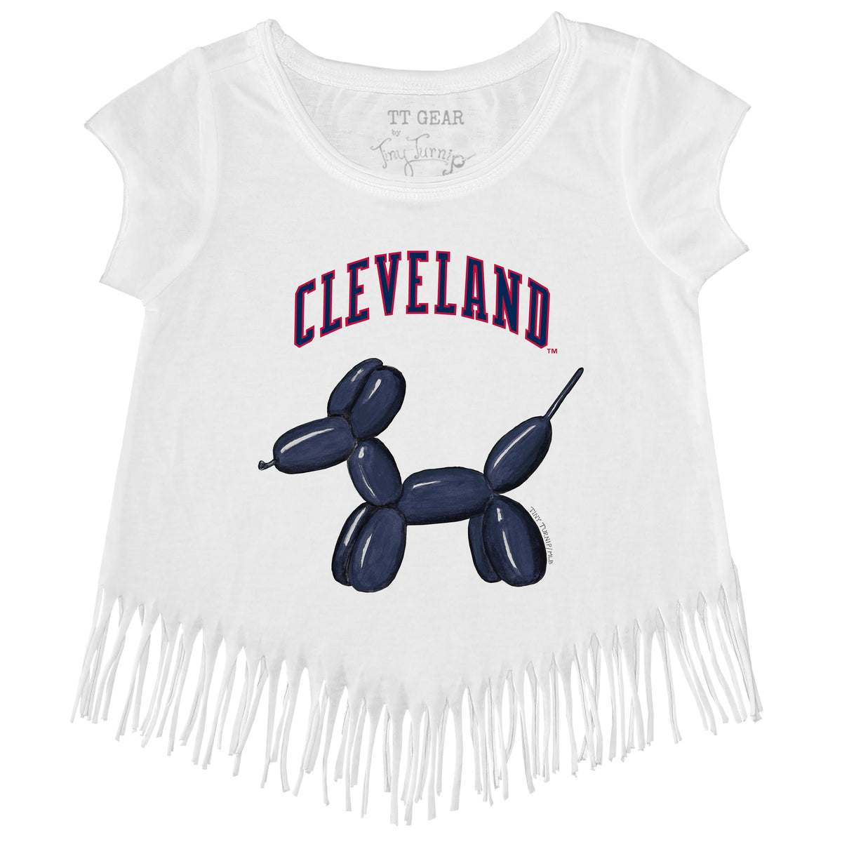 Cleveland Guardians Balloon Dog Fringe Tee