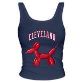 Cleveland Guardians Balloon Dog Tank - Tiny Turnip