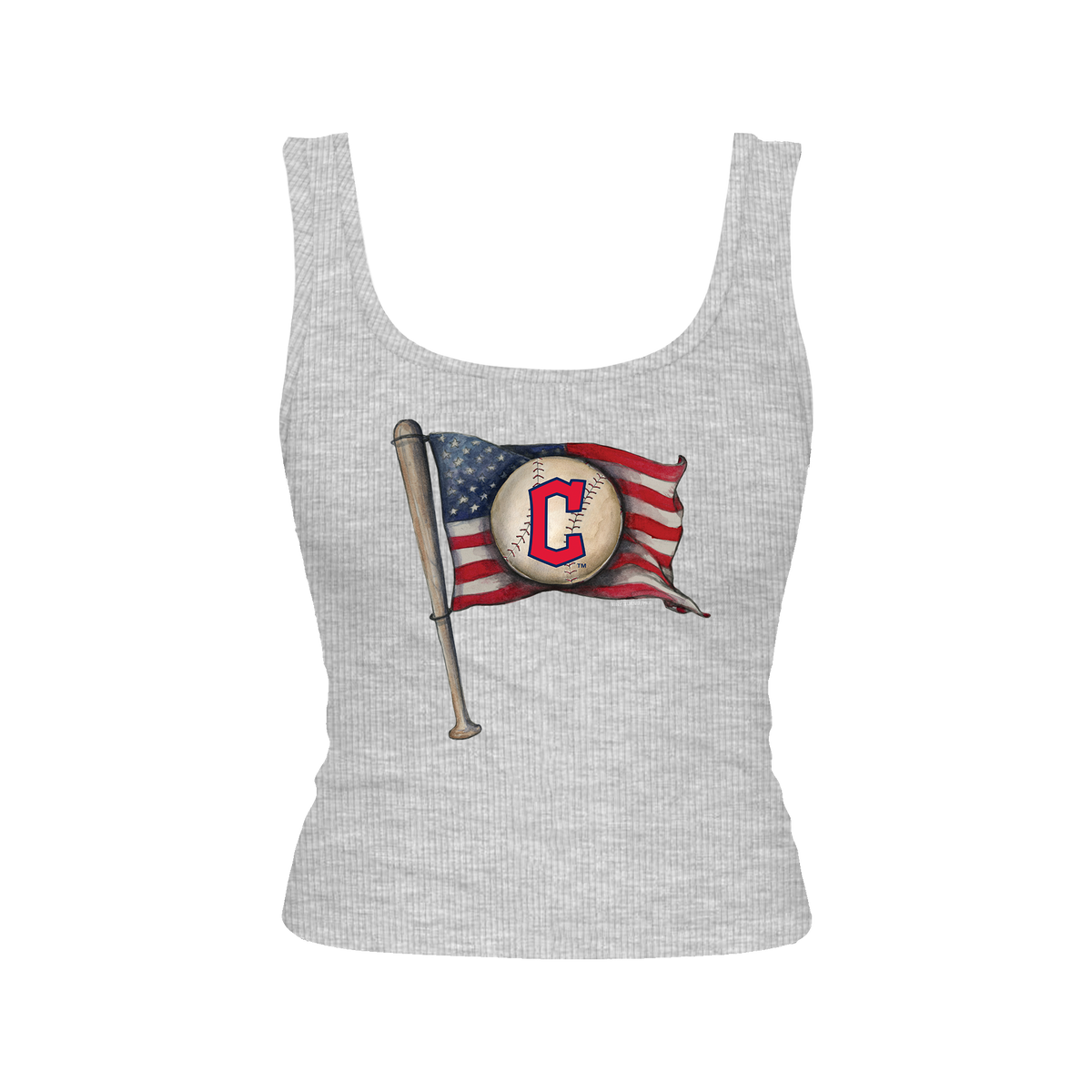 Cleveland Guardians Baseball Flag Emmy Tank