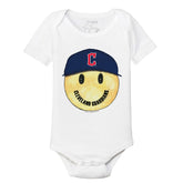 Cleveland Guardians Smiley Short Sleeve Snapper - Tiny Turnip