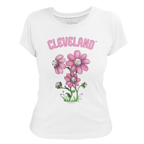 Cleveland Guardians Blooming Baseballs Tee Shirt