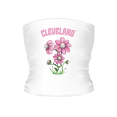Cleveland Guardians Blooming Baseball Tube Top - Tiny Turnip