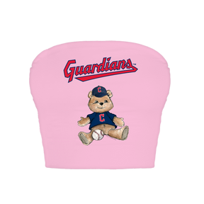Cleveland Guardians Teddy Crop Tube Top