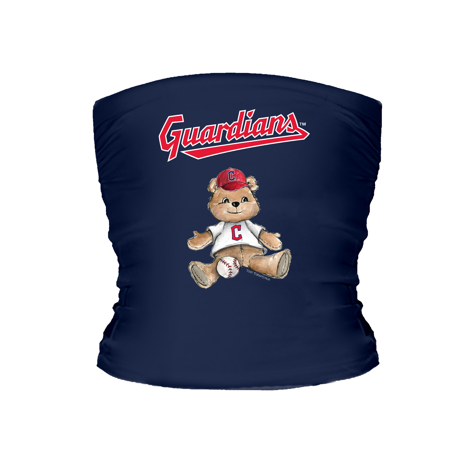 Cleveland Guardians Teddy Tube Top - Tiny Turnip