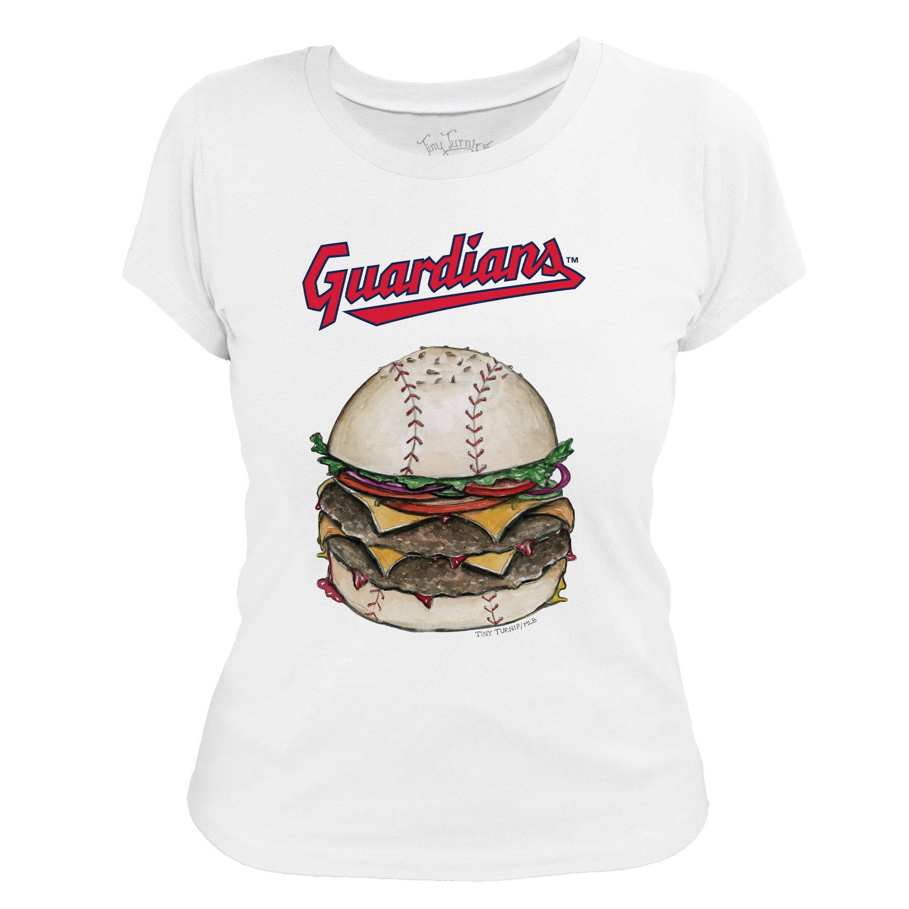 Cleveland Guardians Burger Tee Shirt