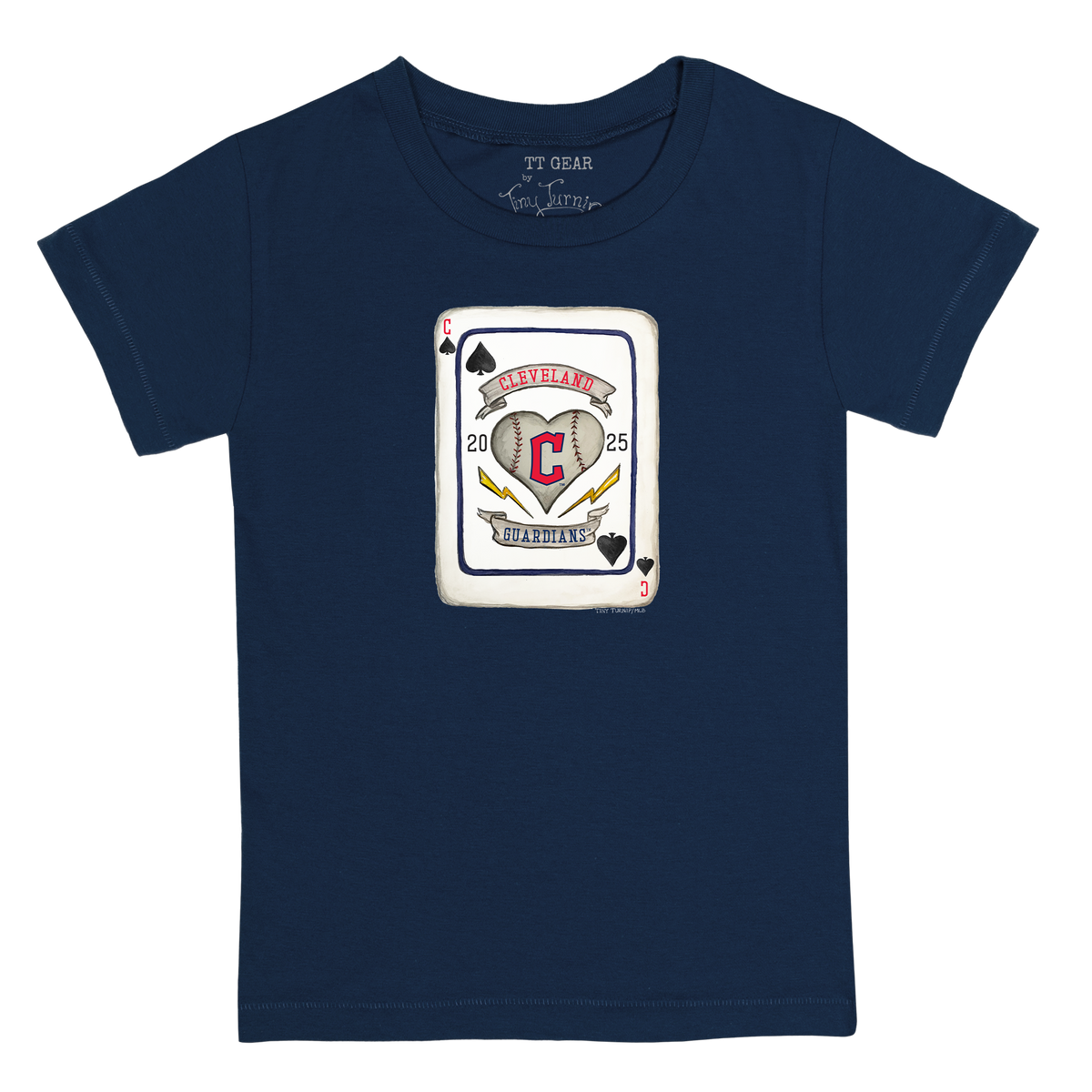 Cleveland Guardians Card Kid's Tee Shirt