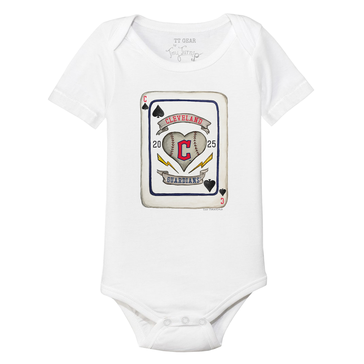 Cleveland Guardians Card Short Sleeve Snapper