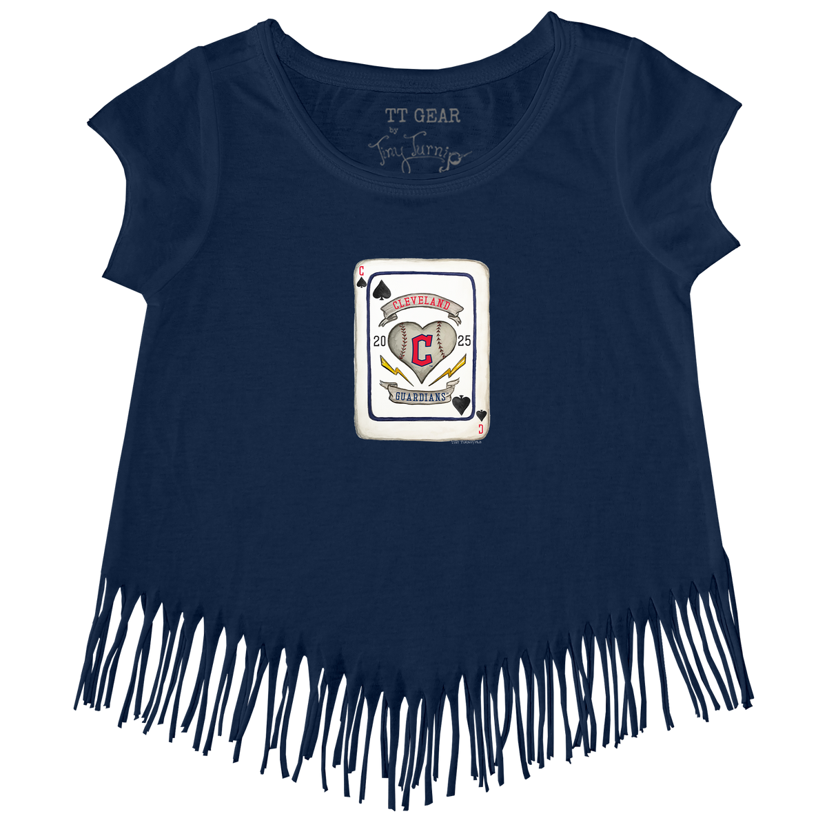 Cleveland Guardians Card Fringe Tee