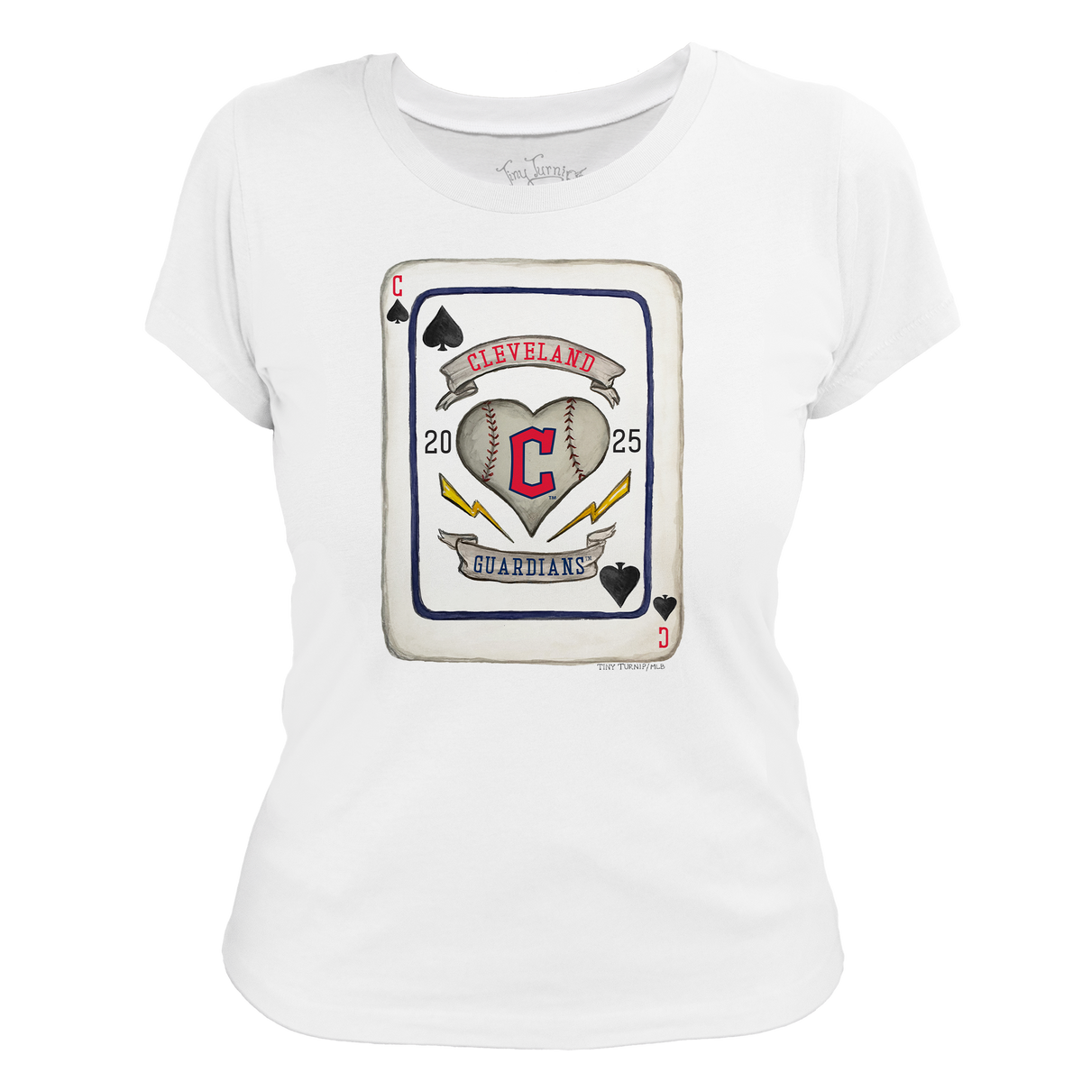 Cleveland Guardians Card Women's Tee Shirt