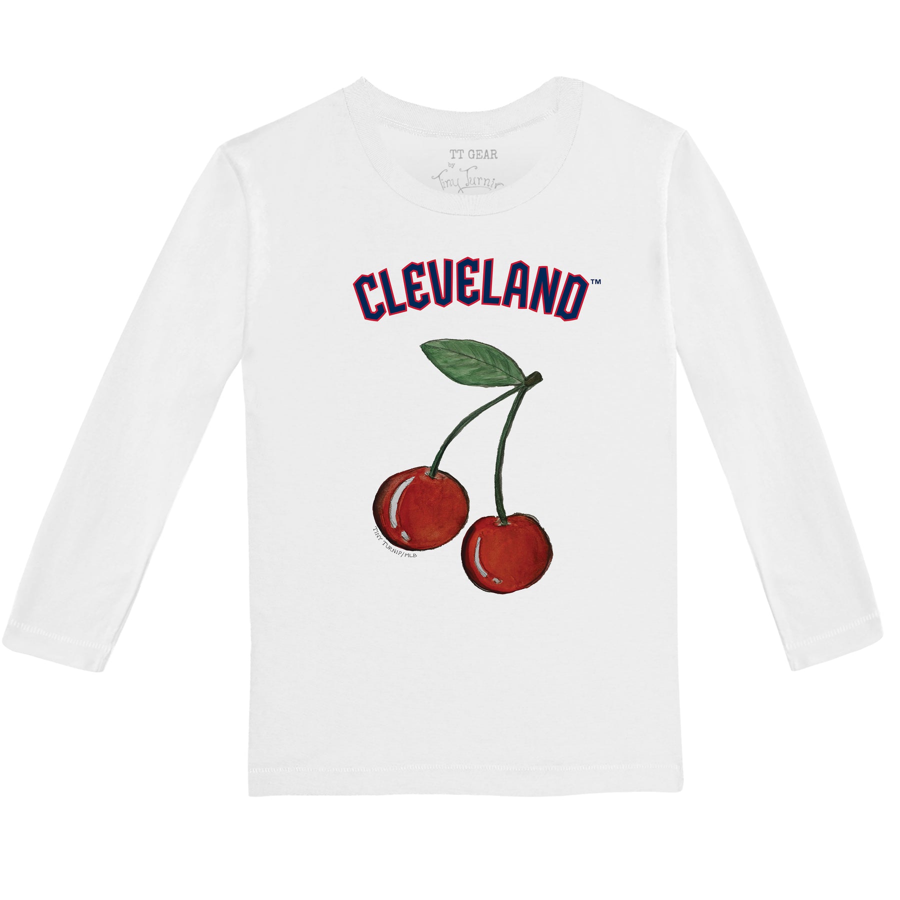 Cleveland Guardians Cherries Long-Sleeve Tee Shirt