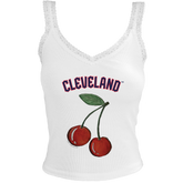 Cleveland Guardians Cherry Lace Tank