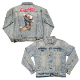 Cleveland Guardians Cowboy Boot Boyfriend Denim Jacket