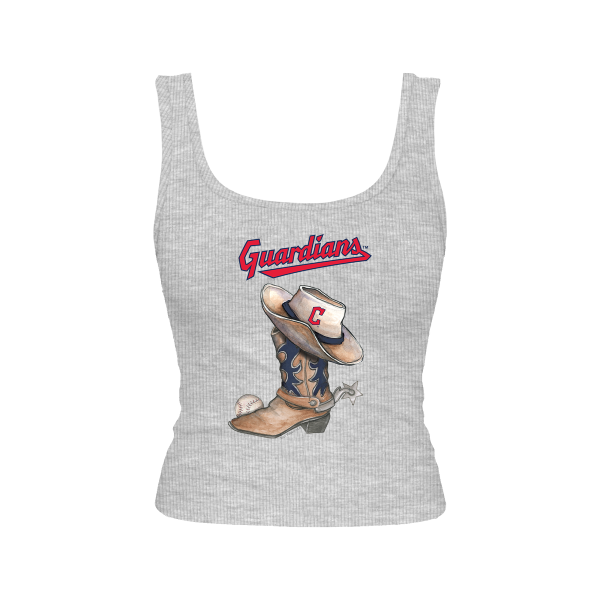 Cleveland Guardians Cowboy Boot Emmy Tank