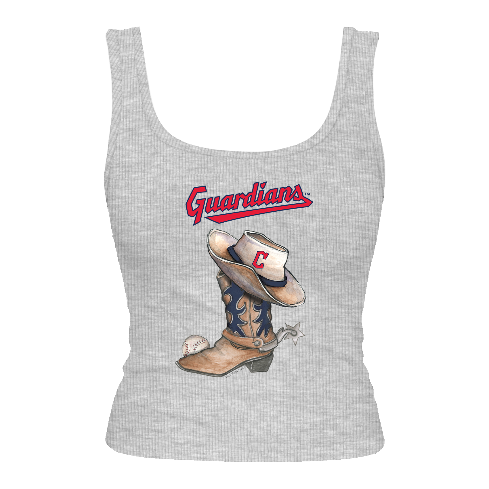 Cleveland Guardians Cowboy Boot Emmy Tank
