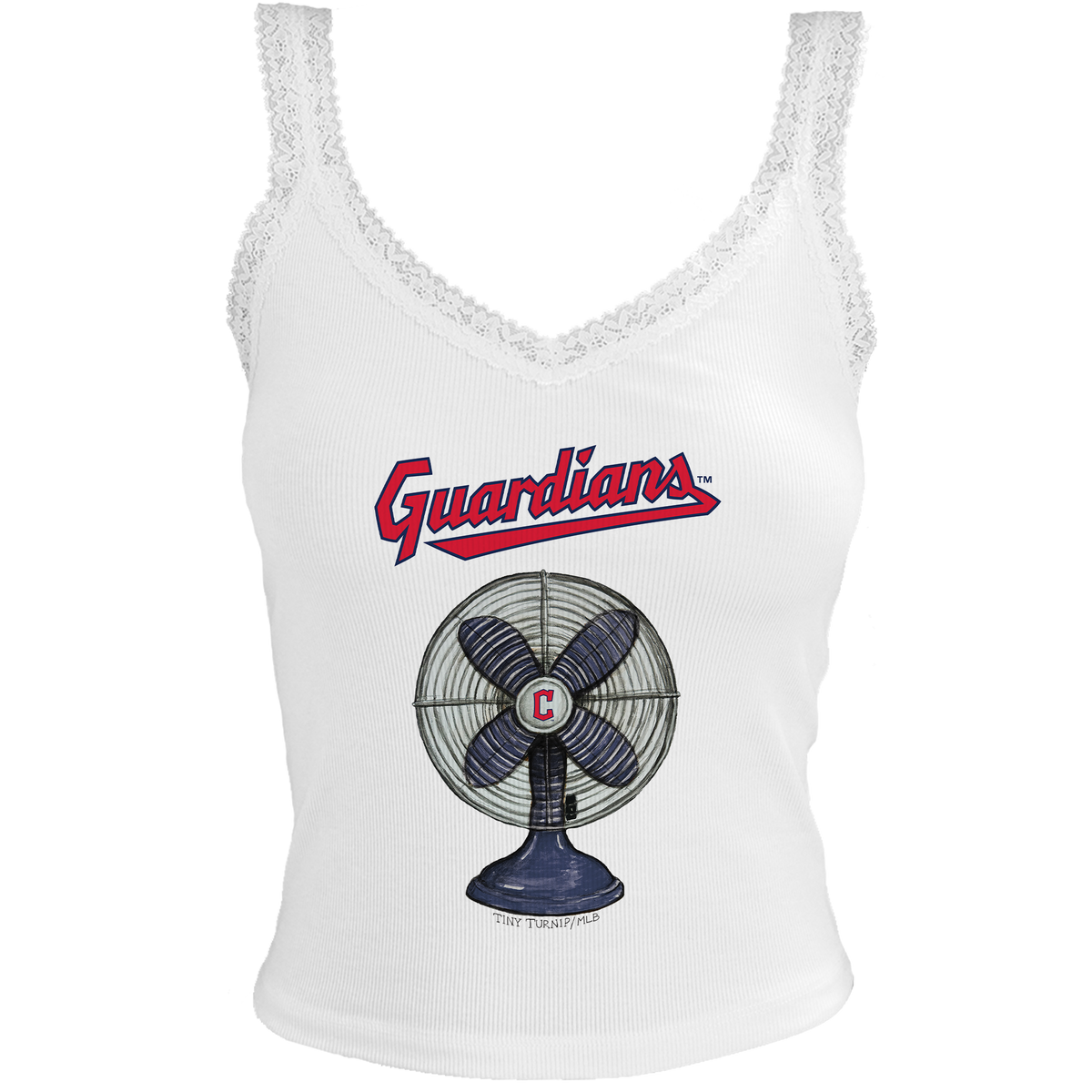 Cleveland Guardians Fan Lace Tank