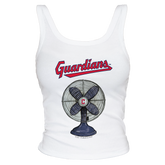Cleveland Guardians Fan Crop Tank - Tiny Turnip
