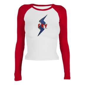 VIP Cleveland Guardians Postseason '26 Roxy Raglan Long Sleeve - Tiny Turnip