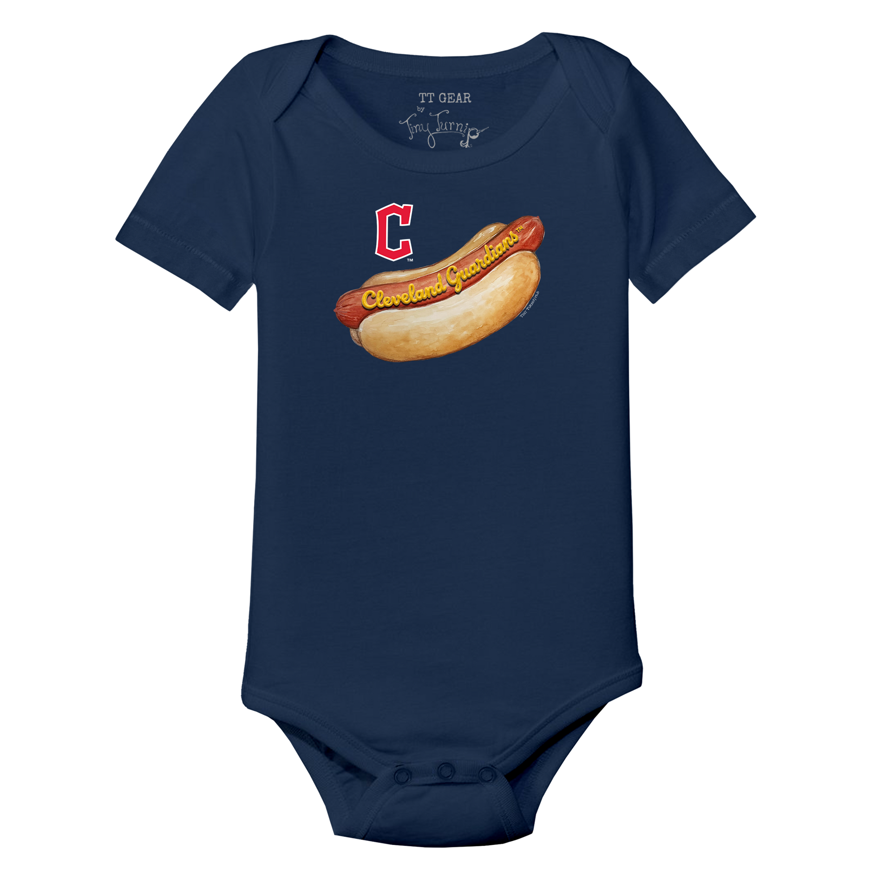 Cleveland Guardians Hot Dog Short Sleeve Snapper