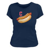 Cleveland Guardians Hot Dog Women's Tee Shirt