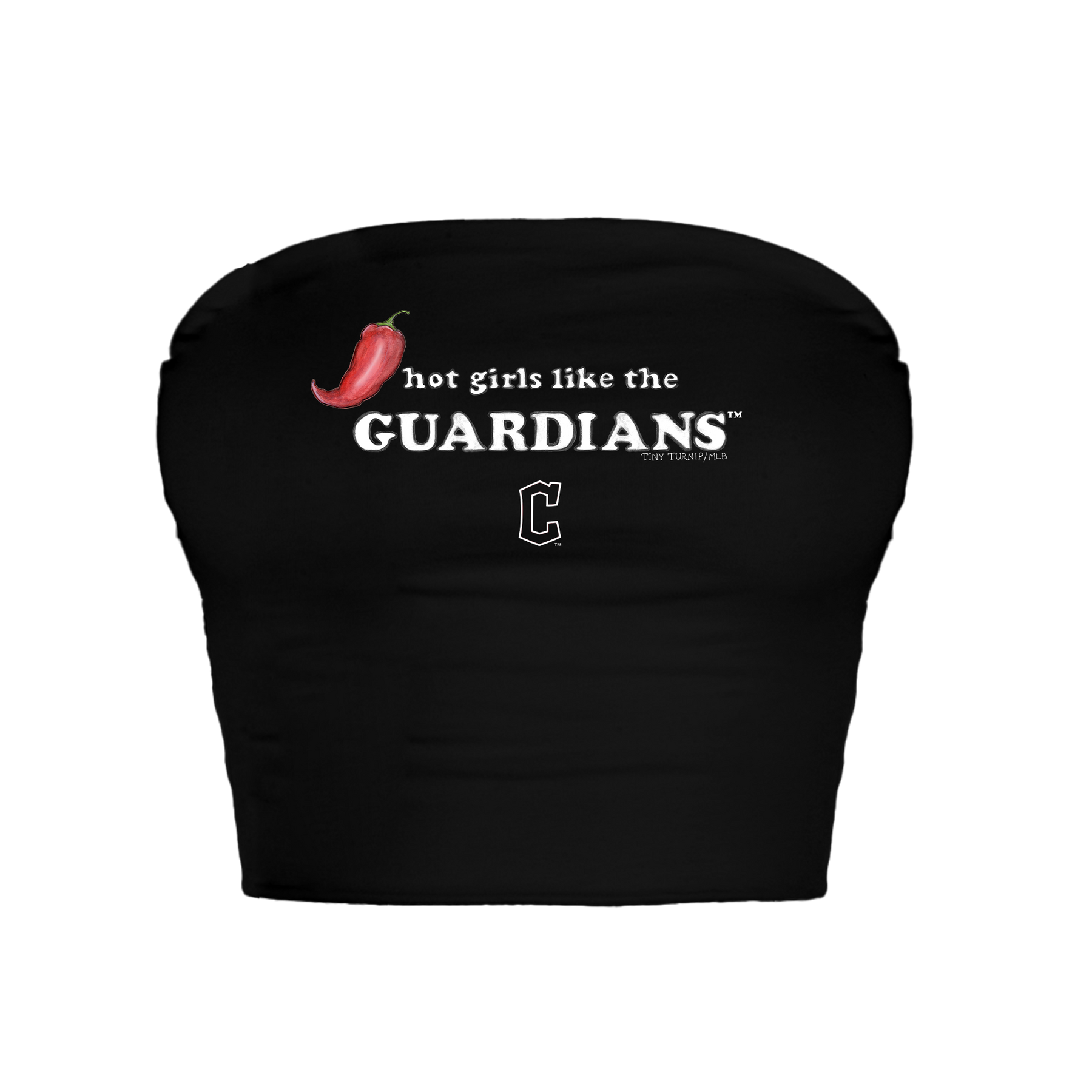 Cleveland Guardians Hot Girls Crop Tube Top