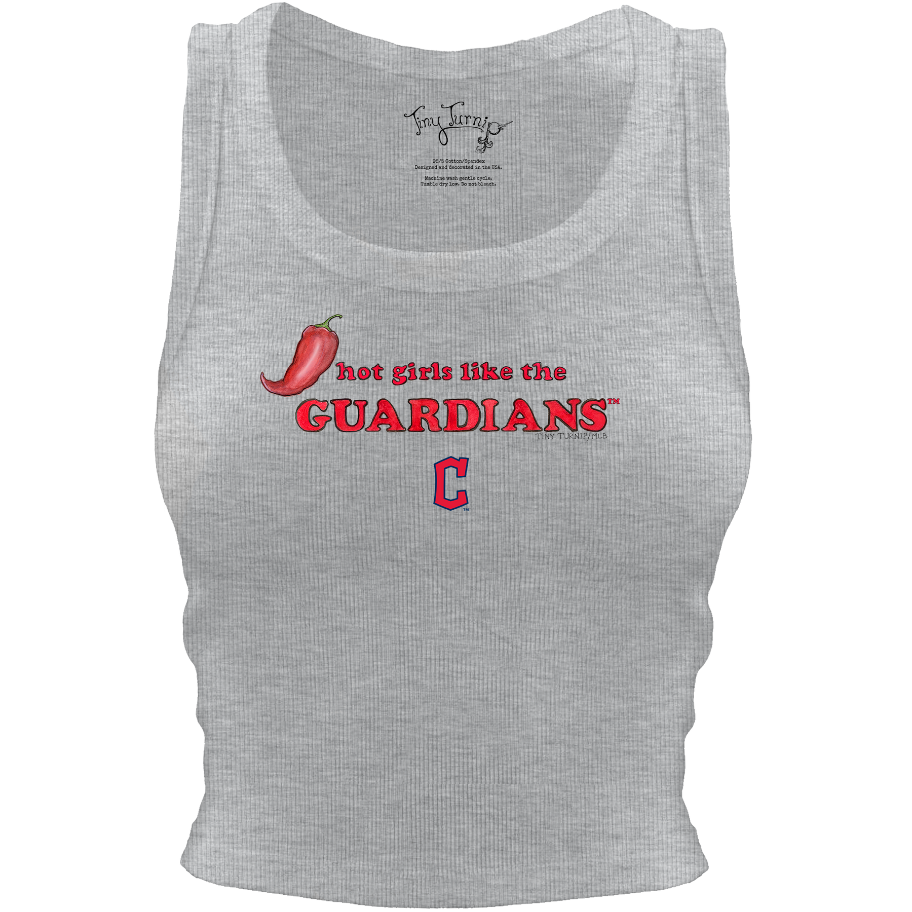Cleveland Guardians Hot Girls Crop Tank