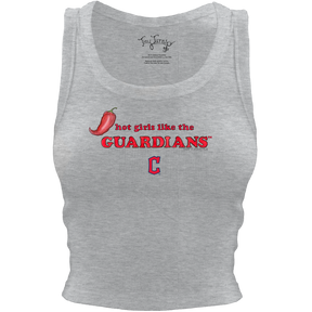 Cleveland Guardians Hot Girls Crop Tank
