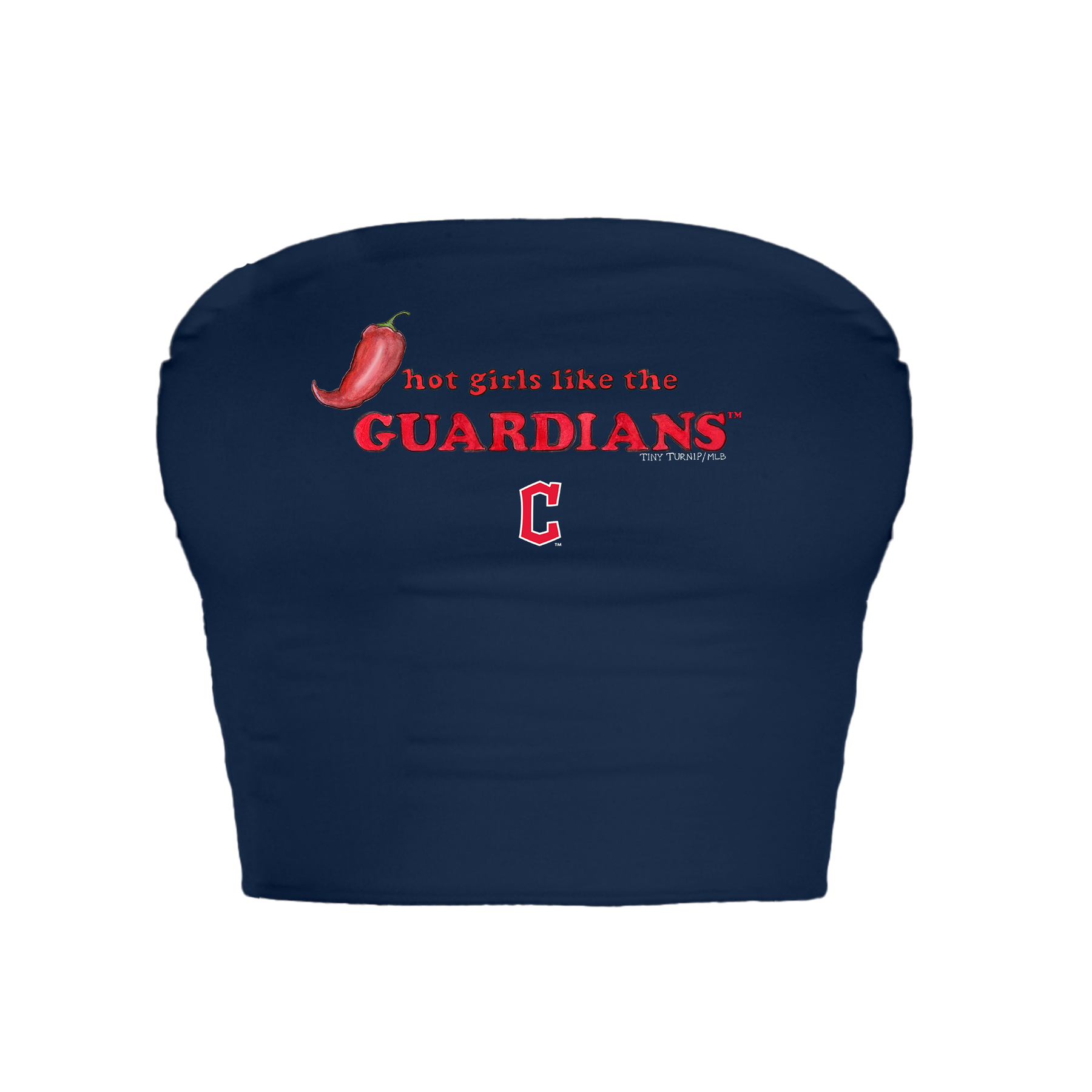 Cleveland Guardians Hot Girls Crop Tube Top