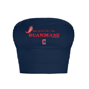 Cleveland Guardians Hot Girls Crop Tube Top