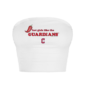 Cleveland Guardians Hot Girls Crop Tube Top