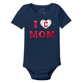 Cleveland Guardians I Love Mom Short Sleeve Snapper
