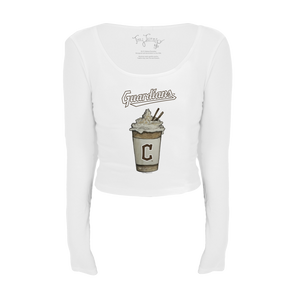 Cleveland Guardians Latte Women's Lucy Long Sleeve
