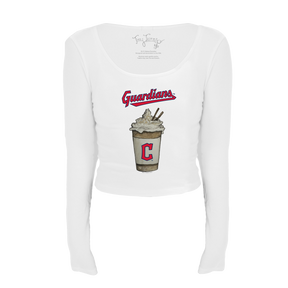 Cleveland Guardians Latte Women's Lucy Long Sleeve